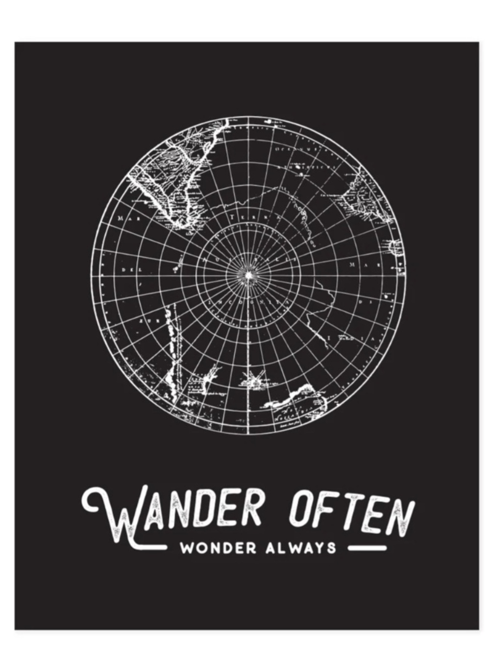 Anastasia Co. Wander Often 8x10 art print